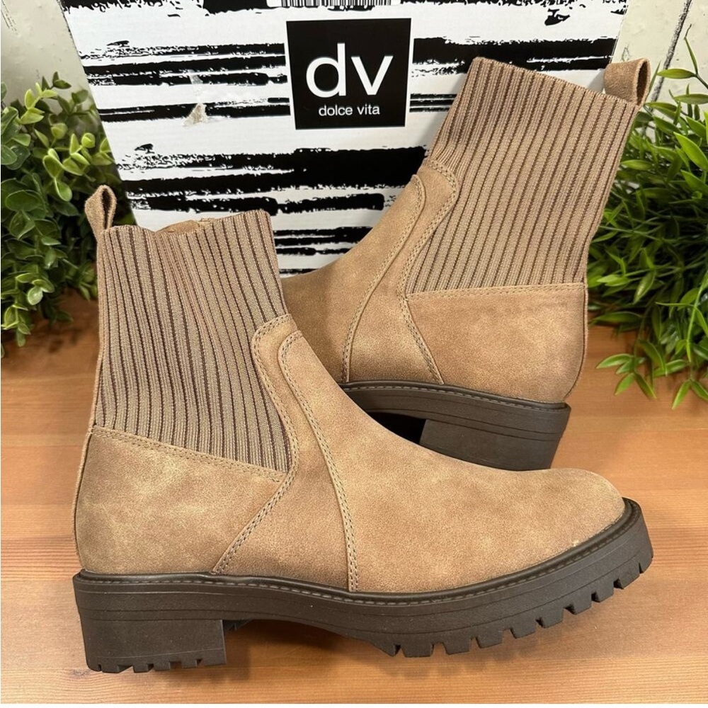 Dolce Vita Brown Chelsea Boots